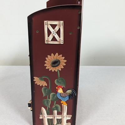 Wooden Barn Calendar With Day Dividers & Drawers