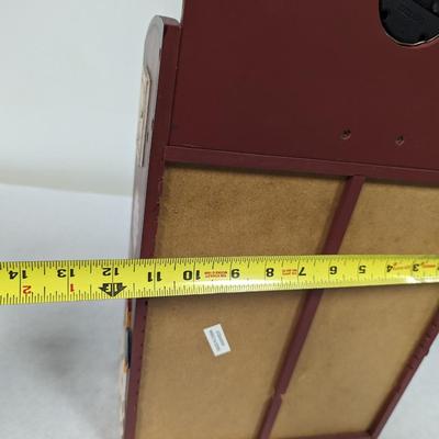 Wooden Barn Calendar With Day Dividers & Drawers