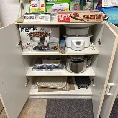 Cabinet full of kitchen