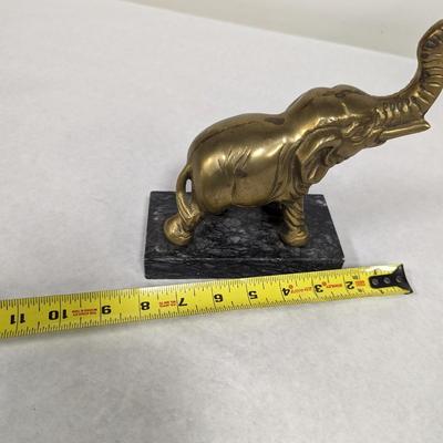 Brass Elephant Figure