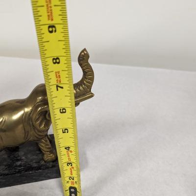 Brass Elephant Figure