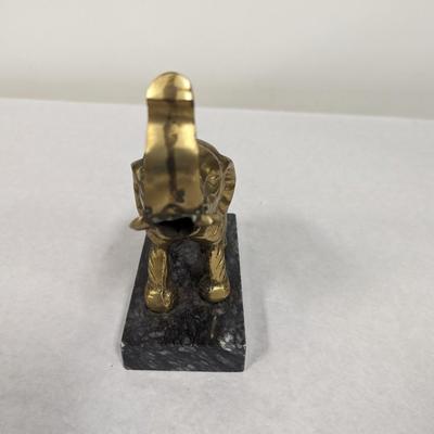 Brass Elephant Figure