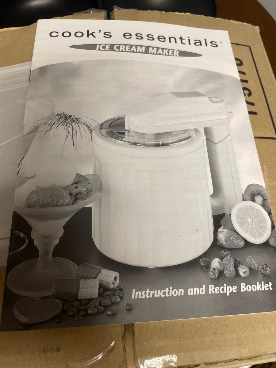 Cooks Essential Ice Cream Maker