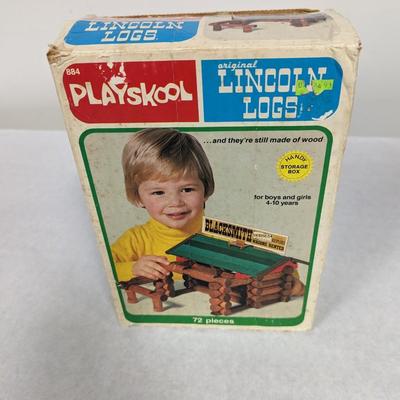 Vintage Playskool Lincoln Logs