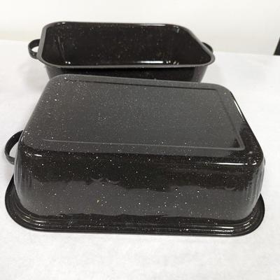 Enamelware Roasting Pan