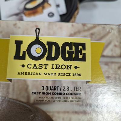 3 Qt Lodge Cast Iron Cooker In The Box