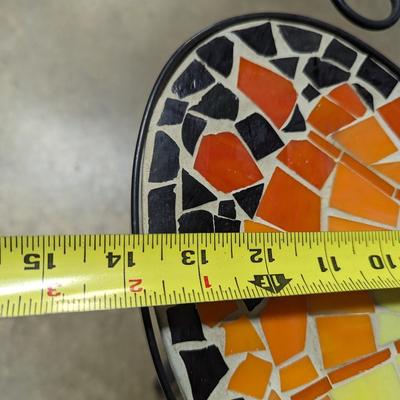 Tiled Butterfly Metal Table