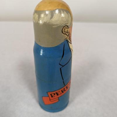 Mikhail Gorbachev Wooden Russian Bottle Doll