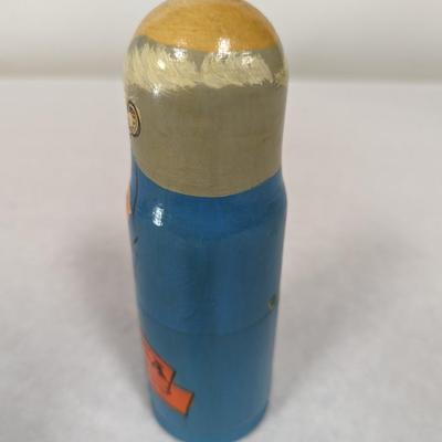 Mikhail Gorbachev Wooden Russian Bottle Doll