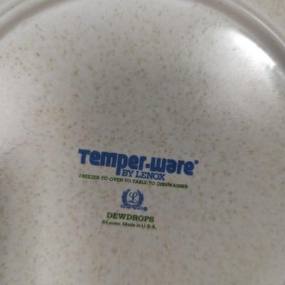 45 Pieces Of Temper-ware By Lenox Dewdrops Dishes