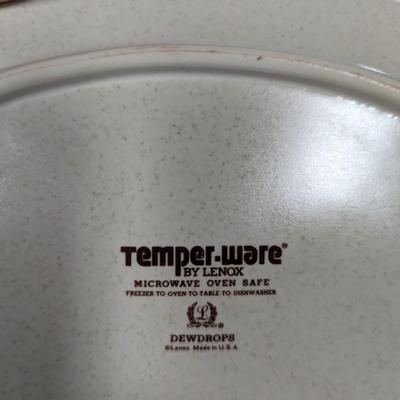 Temper=Ware By Lenox Dewdrops Serving Dishes