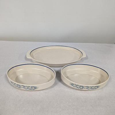 Temper=Ware By Lenox Dewdrops Serving Dishes