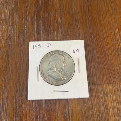 1957 D Half Dollar