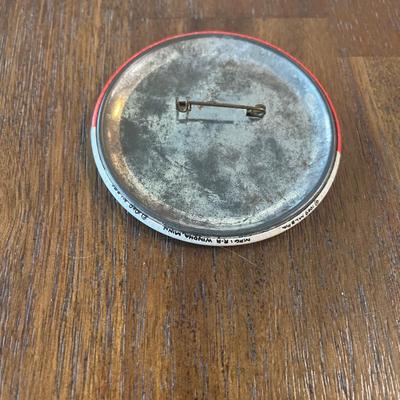 Vintage 1969 MLBPA Mickey Mantle 3” Baseball Pin Button