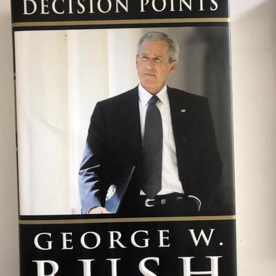 Decision Points George W. Bush signed book