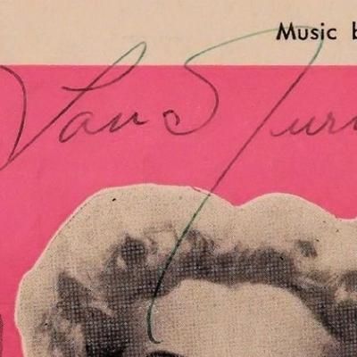 Lana Turner and Ginger Rogers signed sheet music 
