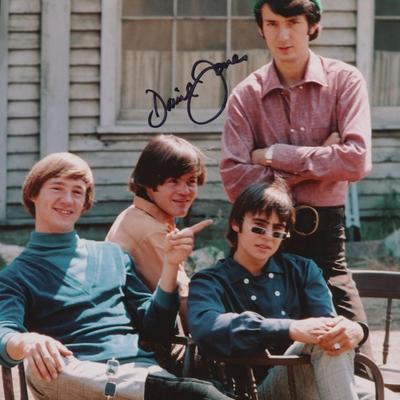 The Monkees Davy Jones signed photo