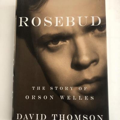 Rosebud the Story of Orson Wells David Thomson signed first edition book