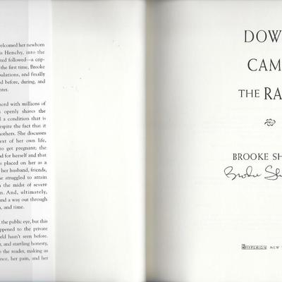 Brooke Shields signed book