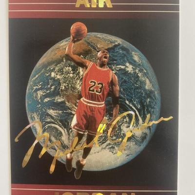 Michael Jordan #23  Air Jordan Card 
