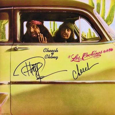 Cheech and Chong 	Los Cochinos@#!!* signed album
