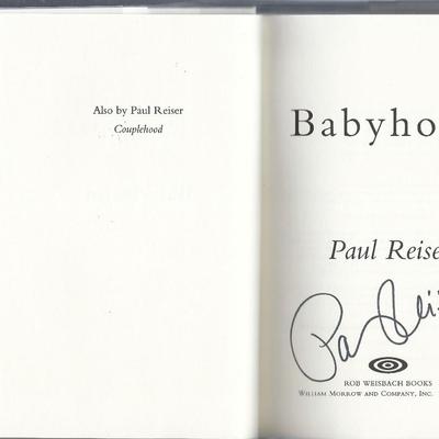 Paul Reiser signed book