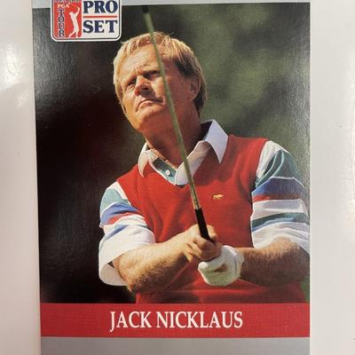 Jack Nicklaus Official PGA Tour Card