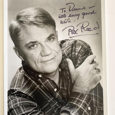 Rex Reed signed photo