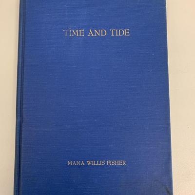 Time and Tide Mana WIllis Fisher signed first edition book