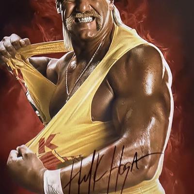 Hulk Hogan signed photo
