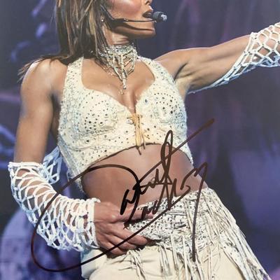 Janet Jackson signed photo