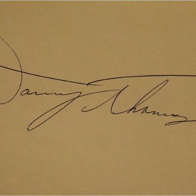 Danny Thomas signature slip