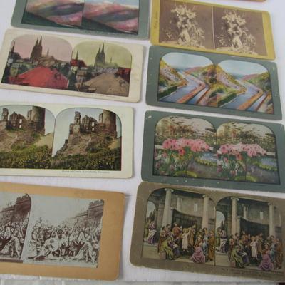 Lot of Antique Stereo Viewer Cards