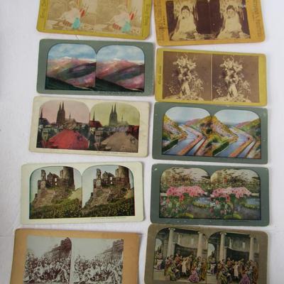 Lot of Antique Stereo Viewer Cards