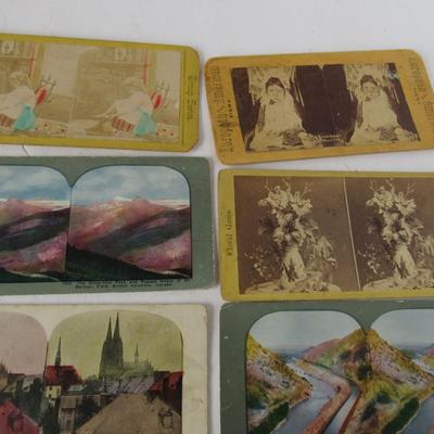 Lot of Antique Stereo Viewer Cards