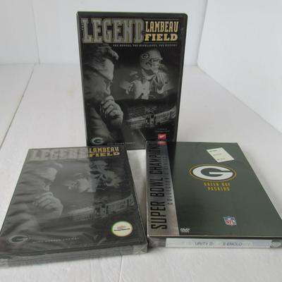 Unopened Green Bay Packers DVDs