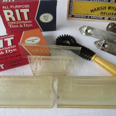 Lot of Openers, Rit Dye Packs, Retro Bag Clips