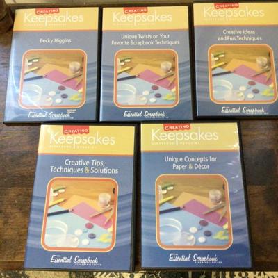 Creating Keepsakes Scrapbook DVDs Lot 1