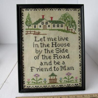 Old Sampler Hand Made