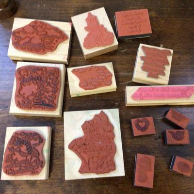 Scrapbooking Stamps Lot