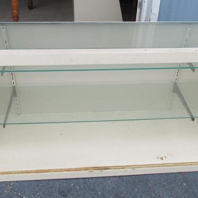 Old Display Showcase, 2 Glass Shelves #2, (Read Description)