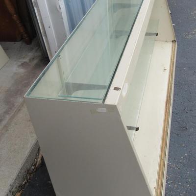 Old Display Showcase, 2 Glass Shelves #2, (Read Description)