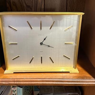 Tiffany & Co Brass Quartz Clock