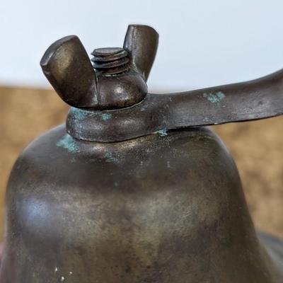 Vintage Metal Bell Wall Decor 6" Diameter