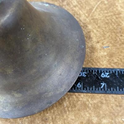 Vintage Metal Bell Wall Decor 6" Diameter