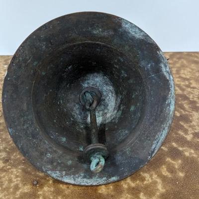 Vintage Metal Bell Wall Decor 6" Diameter
