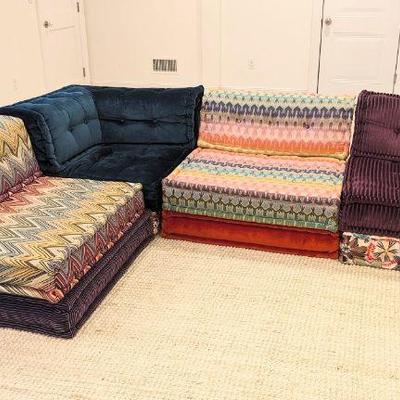 Roche Bobois Mahjong Missoni Fabric Sofa