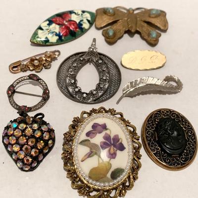 Vintage Estate Brooch / Pendant Lot A112