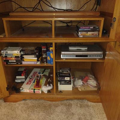 Solid Wood Three Piece Media Cabinet