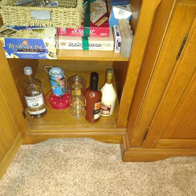 Solid Wood Three Piece Media Cabinet